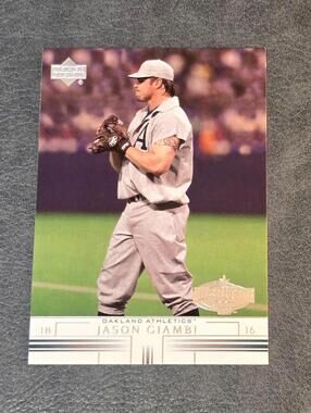 2002 Upper Deck #64 Jason Giambi Baseball Card